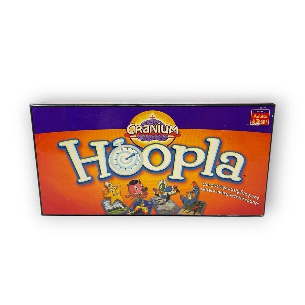 Hasbro Hoopla Card Game by Cranium 2004 100% Complete Preowned